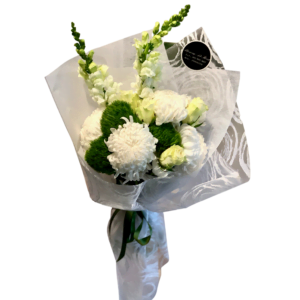 white chrysanthemums bouquet