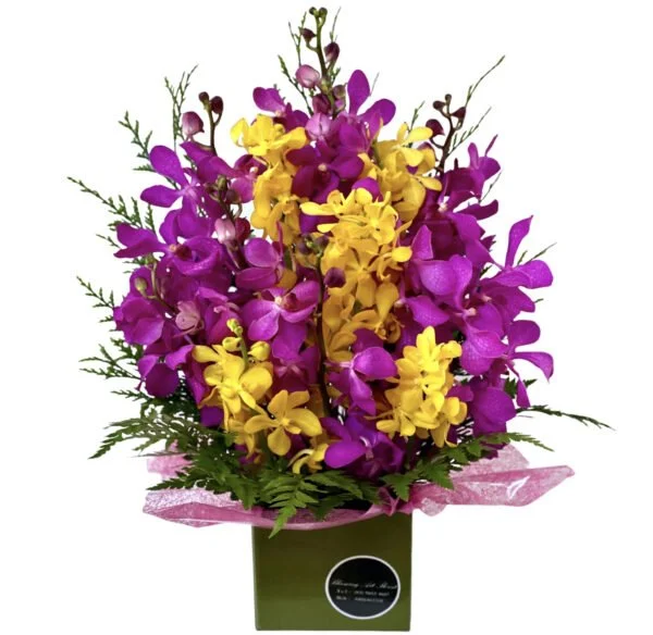 orchid flower arrangement