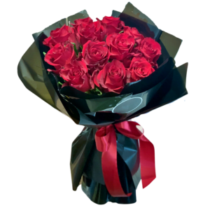 12 red roses bouquet dozen red roses 12 longg stem red roses