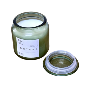 scented candles in a jar