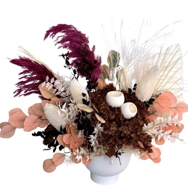 Preserved Flower Arrangement in a Vase